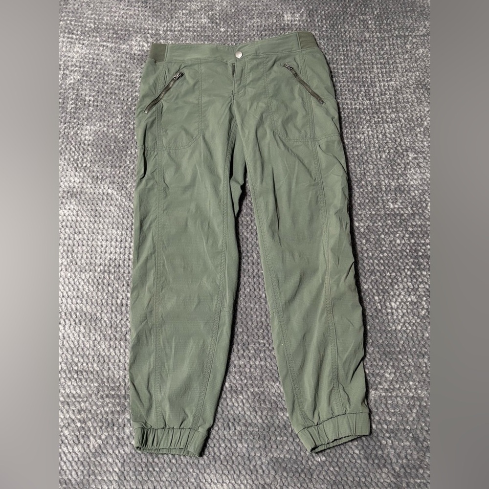 Athleta Olive Green Cargo Jogger Pants Size 12